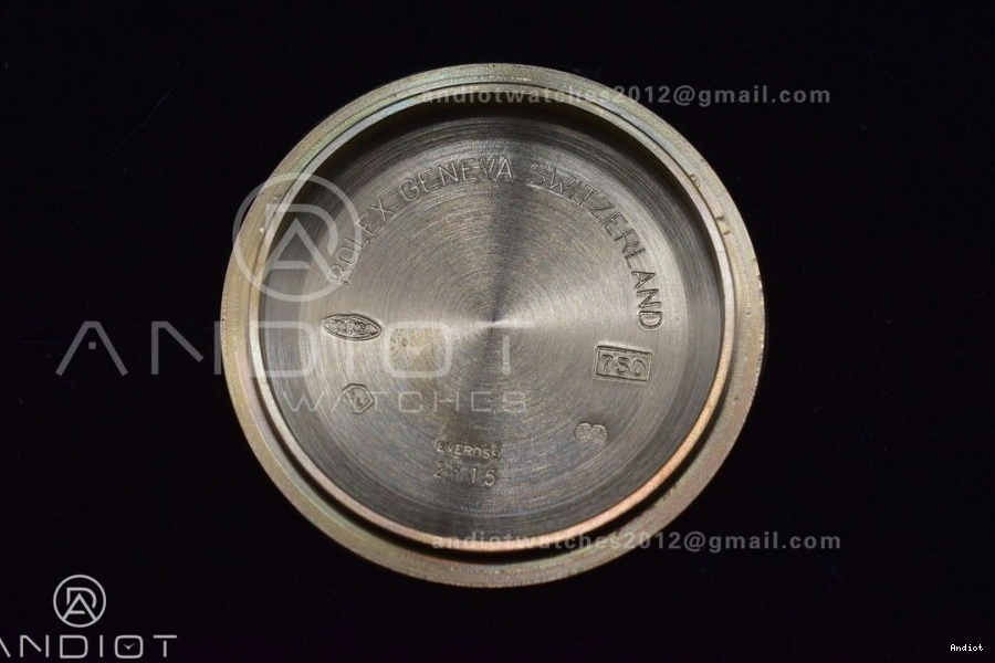 Best V2 116519 Case Rubber Strap 904L SA4130 Gold Daytona Black Clean SS Edition On 1:1 Dial 0418